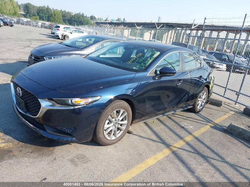 Vin: jm1bpacm6s1772010, lot: 30098732, mazda 3 preferred 20252