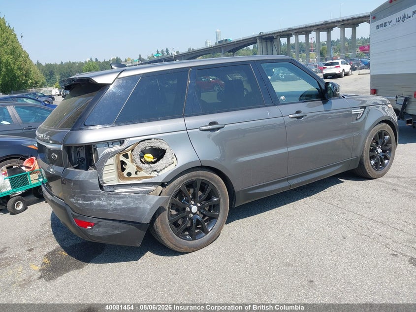 Vin: salwr2fk1ha149813, lot: 30098733, land rover range rover sport hse 20174