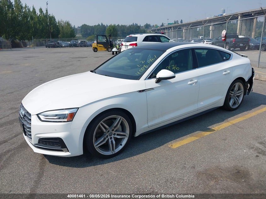 Vin: wauencf53ja107273, lot: 30098741, audi a5 20182