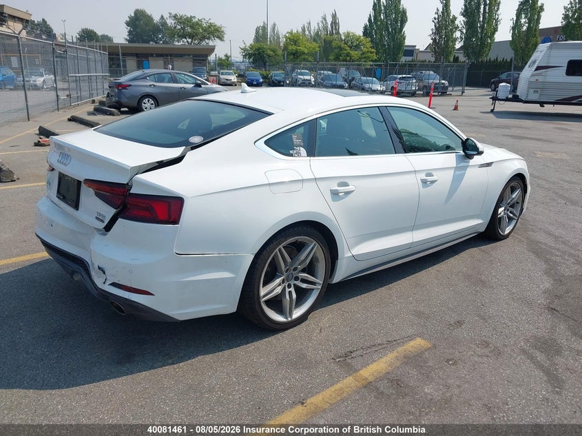 Vin: wauencf53ja107273, lot: 30098741, audi a5 20184