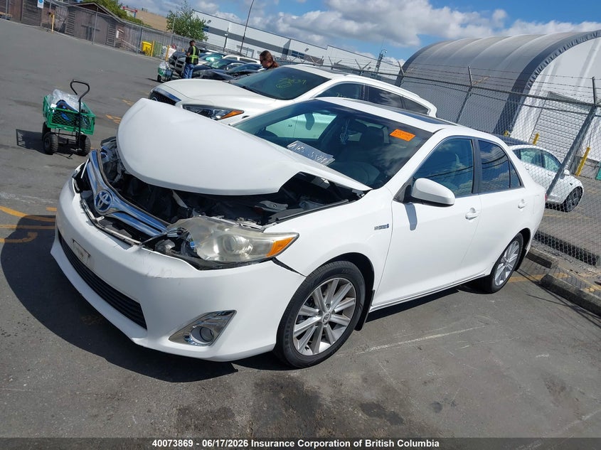 Vin: 4t1bd1fk6cu014943, lot: 30098750, toyota camry hybrid/le/xle 20122