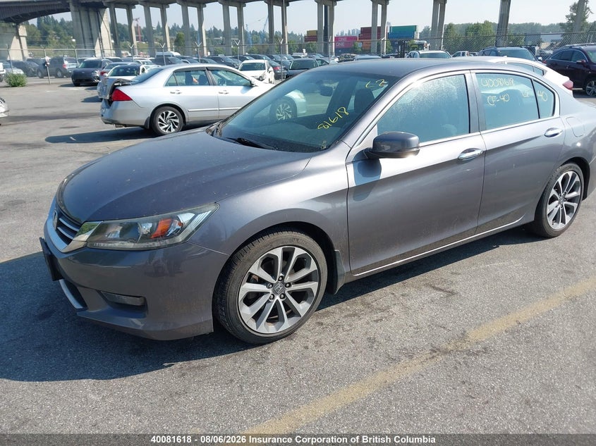 Vin: 1hgcr2f50ea809549, lot: 30098922, honda accord sport 20142