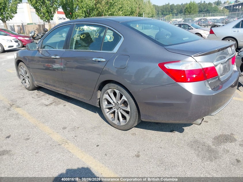 Vin: 1hgcr2f50ea809549, lot: 30098922, honda accord sport 20143