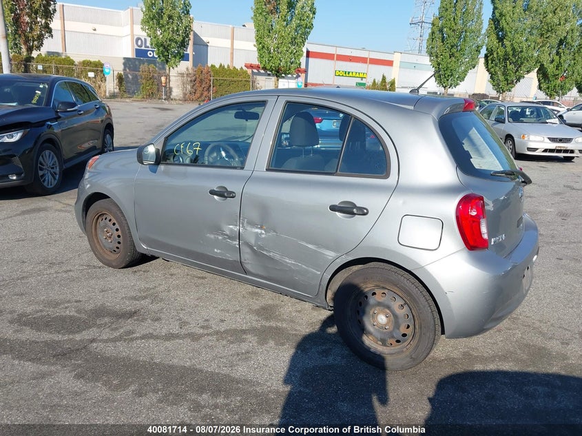 Vin: 3n1ck3cp3fl201780, lot: 30099035, nissan micra 20153