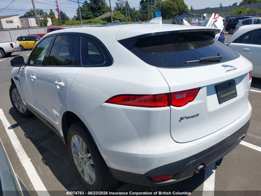 2018 JAGUAR F-PACE SPORT UTILITY VEHICLE 2.0L I-4 DI, DOHC, VVT, TURBO, 247HP