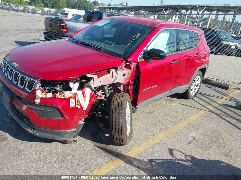 Vin: 3c4njdan1tt153742, lot: 30099096, jeep compass sport 20262