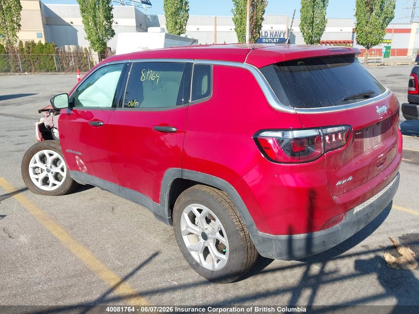 Vin: 3c4njdan1tt153742, lot: 30099096, jeep compass sport 20263