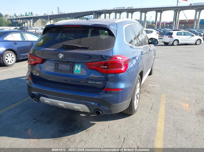 Vin: 5uxtr9c5xjld68749, lot: 30099151, bmw x3 20184