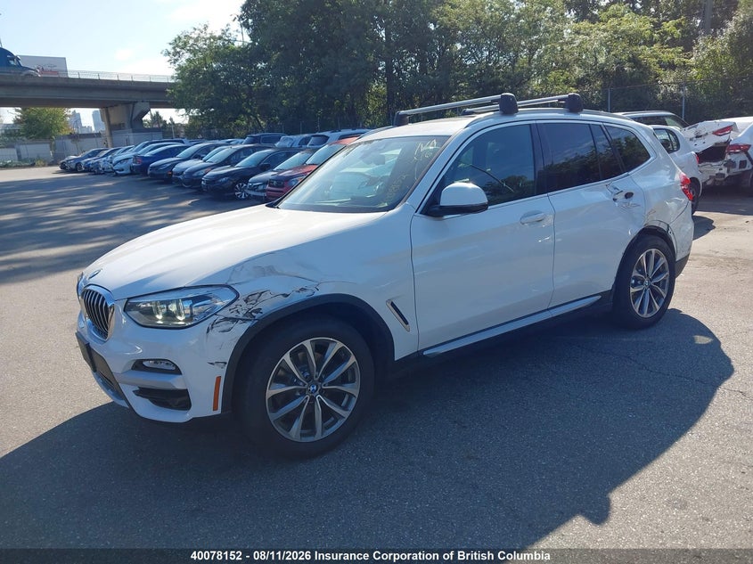 2019 BMW X3 SPORT UTILITY VEHICLE 2.0L I-4 DI, DOHC, VVT, TURBO, 248HP