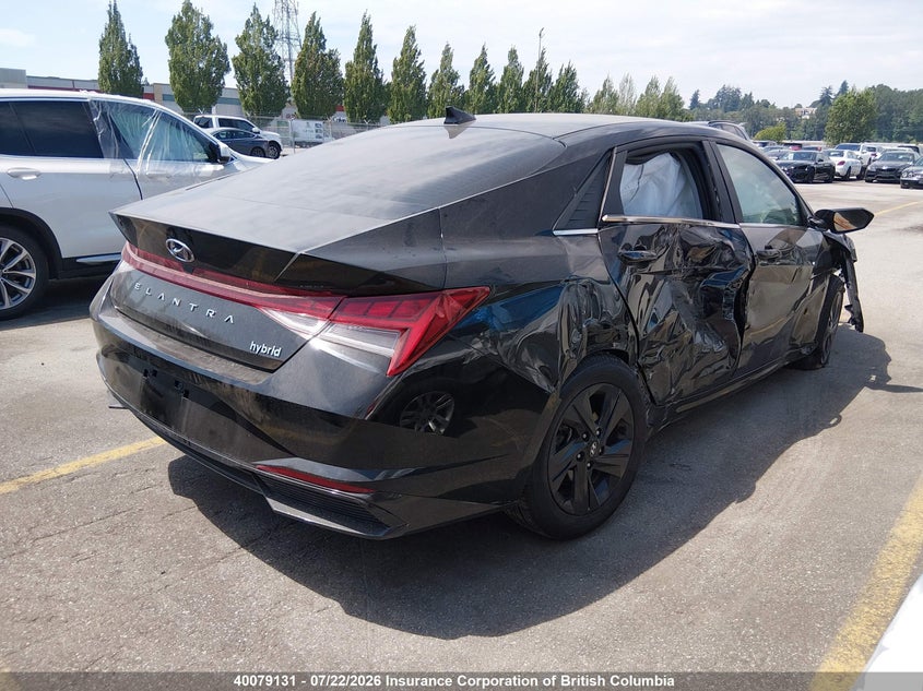 Vin: kmhln4aj8nu030341, lot: 30099486, hyundai elantra hybrid ultimate 20224