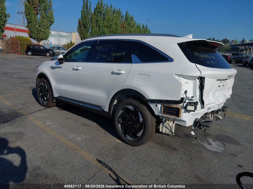 Vin: kndrgdjg2s5387405, lot: 30099537, kia sorento ex 20253