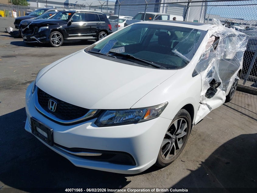 Vin: 2hgfb2f5xdh043721, lot: 30099691, honda civic lx 20132