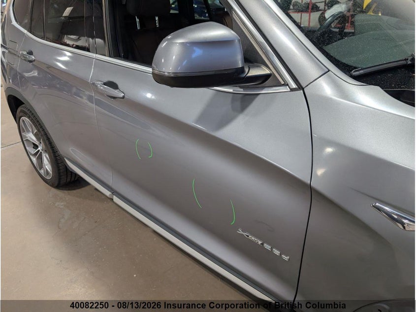 2015 BMW X3 SPORT UTILITY VEHICLE 2.0L I-4 DI, DOHC, VVT, TURBO, 180HP