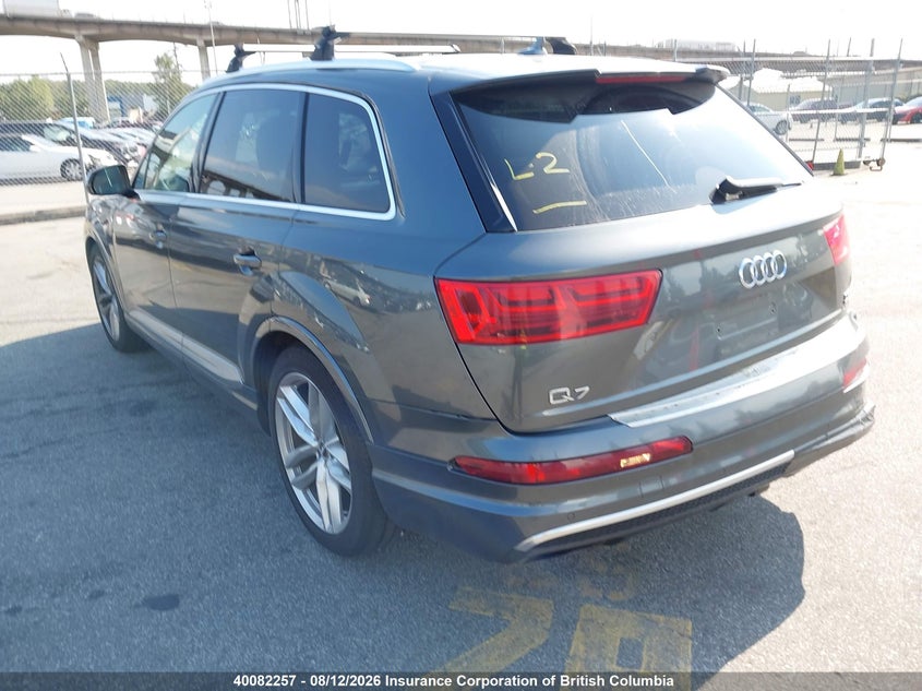2017 AUDI Q7 SPORT UTILITY VEHICLE 3.0L V-6 DI, DOHC, VVT, SUPERCHARGER, 333HP
