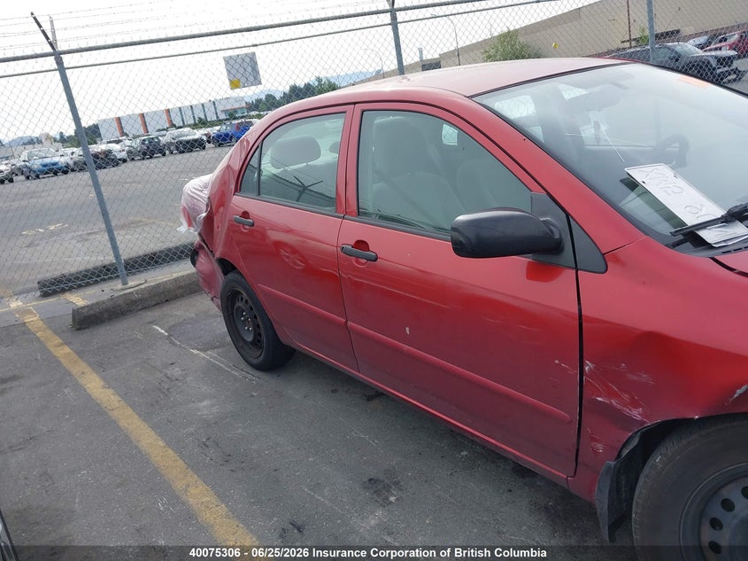 2006 TOYOTA COROLLA SEDAN 1.8L I-4 DOHC, VVT, 126HP