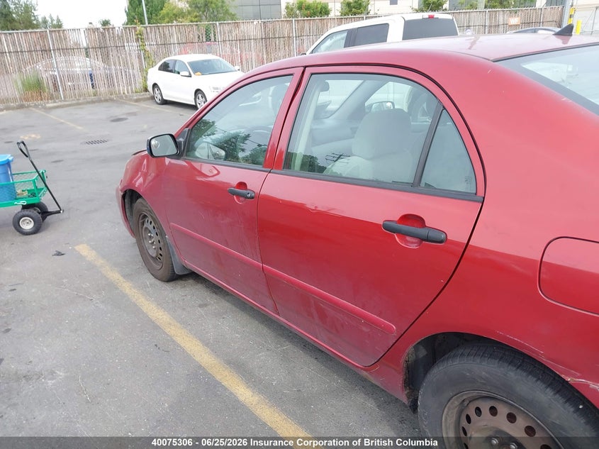 2006 TOYOTA COROLLA SEDAN 1.8L I-4 DOHC, VVT, 126HP