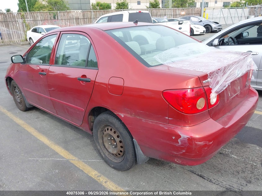 2006 TOYOTA COROLLA SEDAN 1.8L I-4 DOHC, VVT, 126HP