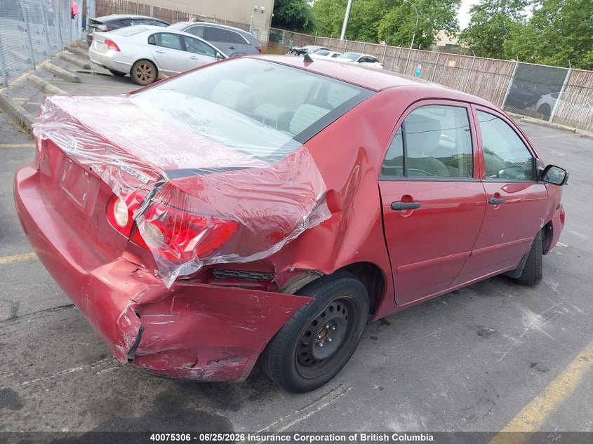 2006 TOYOTA COROLLA SEDAN 1.8L I-4 DOHC, VVT, 126HP