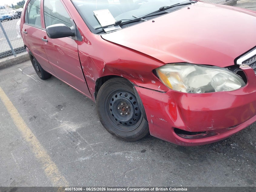 2006 TOYOTA COROLLA SEDAN 1.8L I-4 DOHC, VVT, 126HP