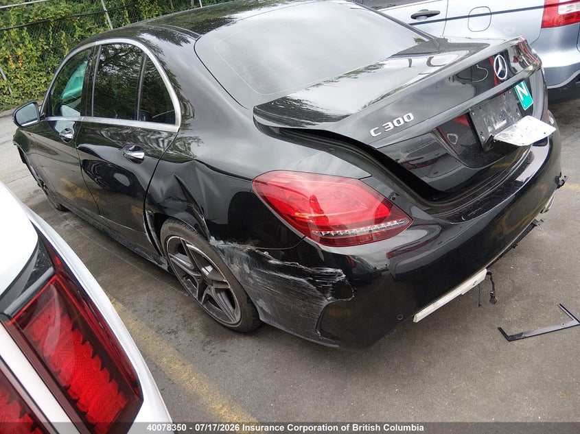Vin: 55swf8eb7ku304494, lot: 30099830, mercedes-benz c 300 4matic 20193