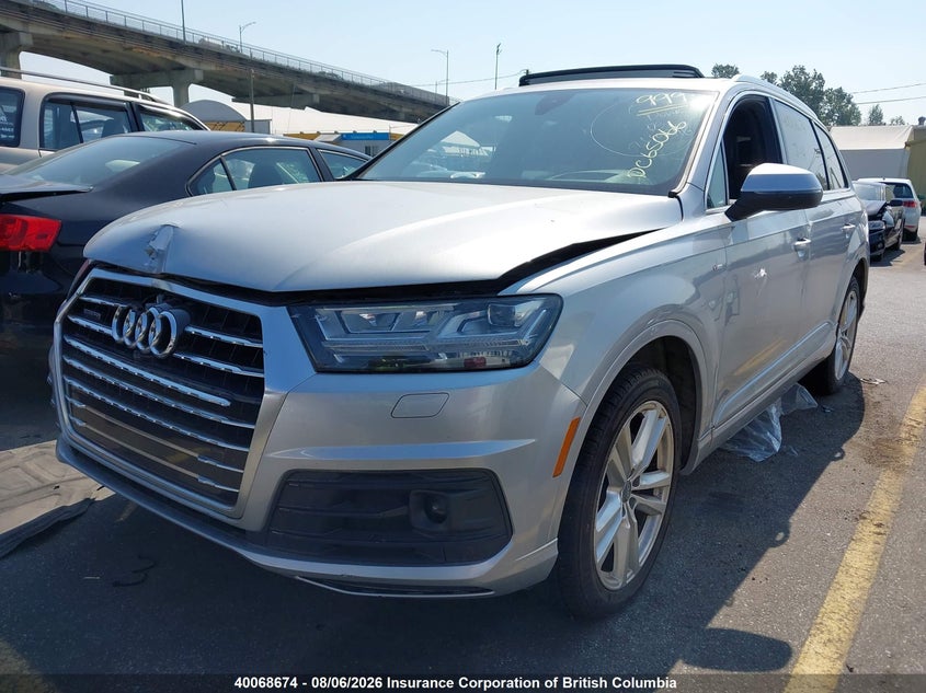 2017 Audi Q7 Technik S-Line, По кругу, IAAI, VIN WA1WAAF72HD004115 — фото 2
