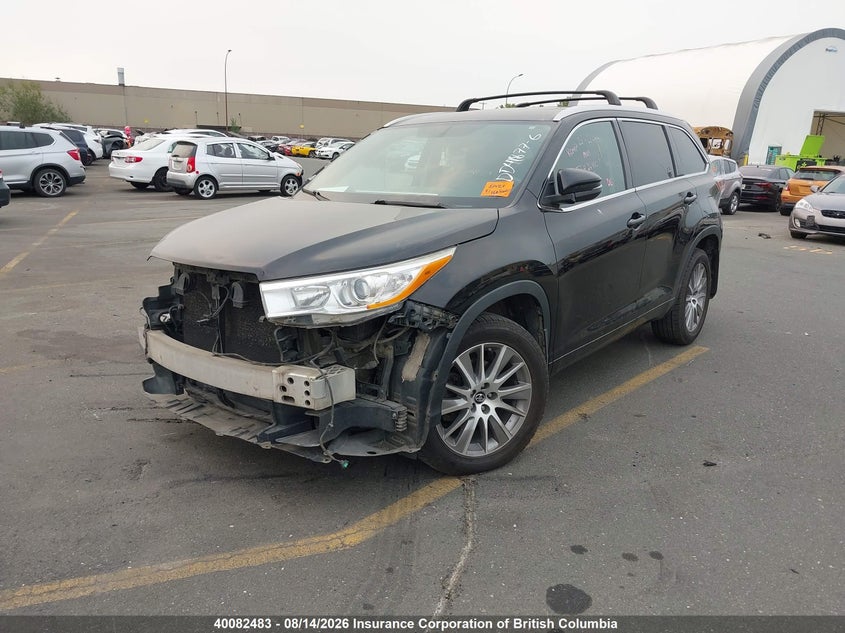 Vin: 5tdjkrfh6gs504818, lot: 30099983, toyota highlander xle 20162
