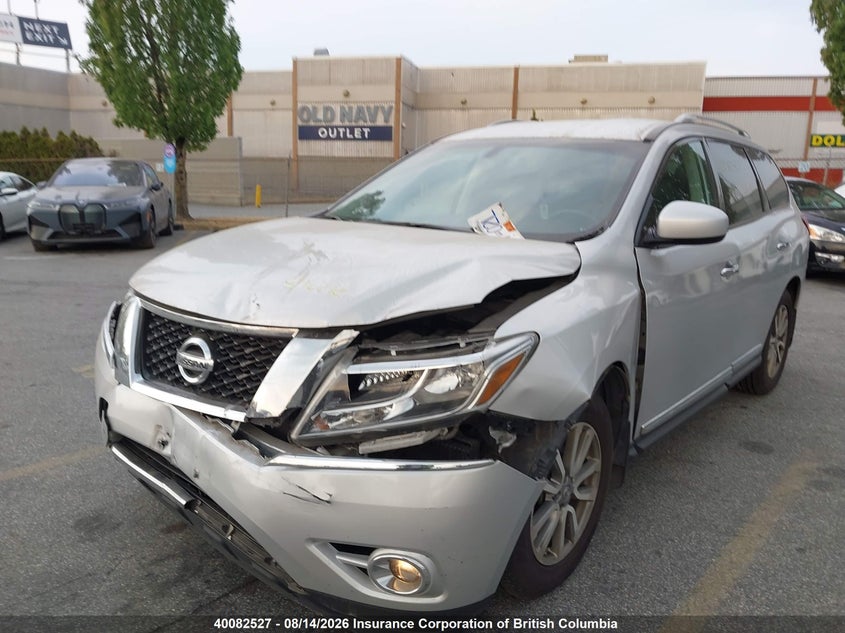 2014 NISSAN PATHFINDER SPORT UTILITY VEHICLE 3.5L V6 FI DOHC 24V NF4