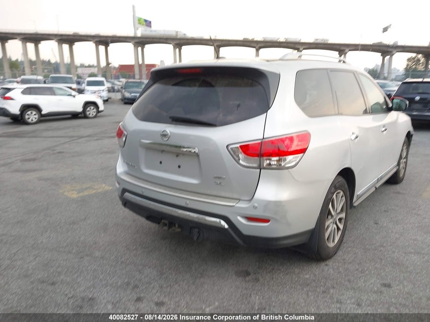 2014 NISSAN PATHFINDER SPORT UTILITY VEHICLE 3.5L V6 FI DOHC 24V NF4