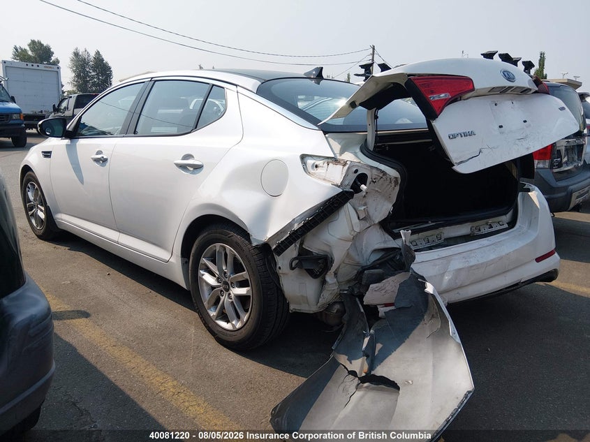 Vin: knagm4a7xc5292833, lot: 30100064, kia optima lx 20123