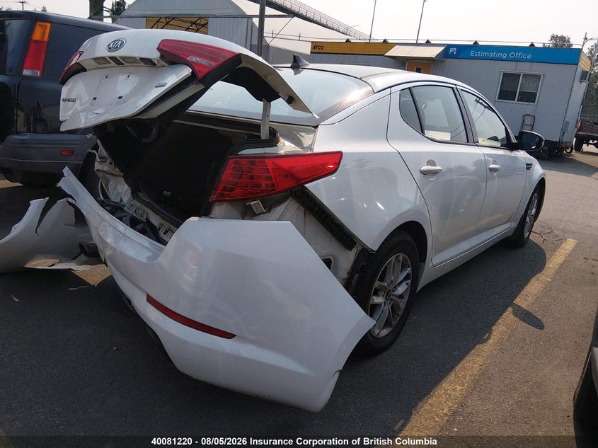 Vin: knagm4a7xc5292833, lot: 30100064, kia optima lx 20124