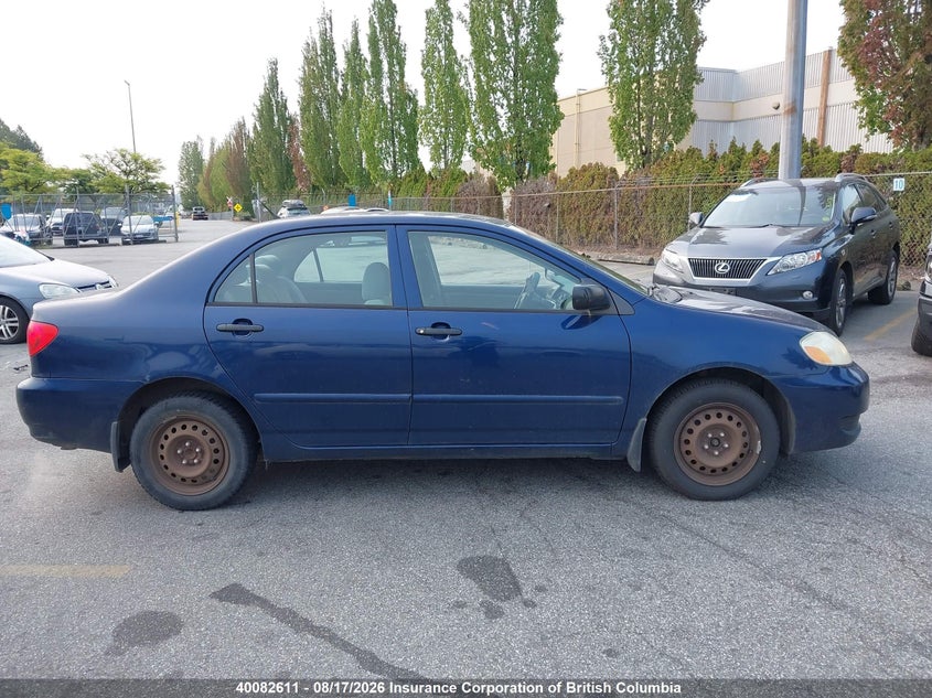 2006 TOYOTA COROLLA SEDAN 1.8L I-4 DOHC, VVT, 126HP