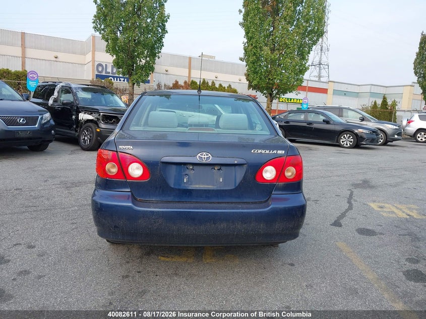 2006 TOYOTA COROLLA SEDAN 1.8L I-4 DOHC, VVT, 126HP