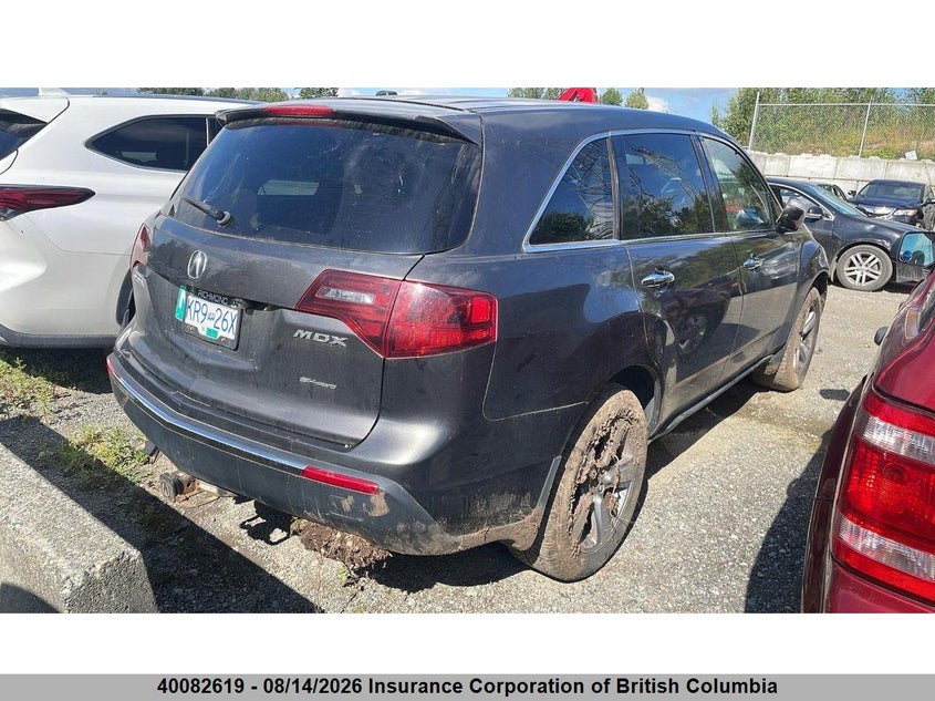 2012 ACURA MDX SPORT UTILITY VEHICLE 3.7L V6 FI SOHC 24V NF4