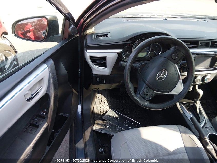 2015 TOYOTA COROLLA SEDAN 1.8L I-4 DOHC, VVT, 132HP