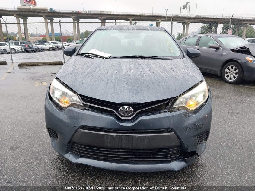 2015 TOYOTA COROLLA SEDAN 1.8L I-4 DOHC, VVT, 132HP