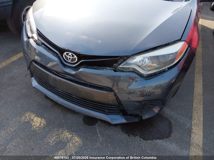 2015 TOYOTA COROLLA SEDAN 1.8L I-4 DOHC, VVT, 132HP