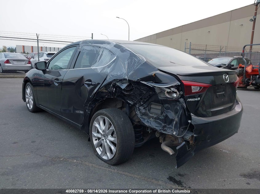 Vin: jm1bm1w34g1327817, lot: 30100301, mazda 3 touring 20163