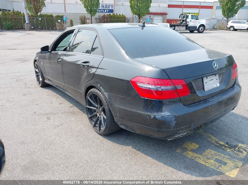 2012 MERCEDES-BENZ E-KLASSE SEDAN 3.5L V6 FI DOHC 24V NF4