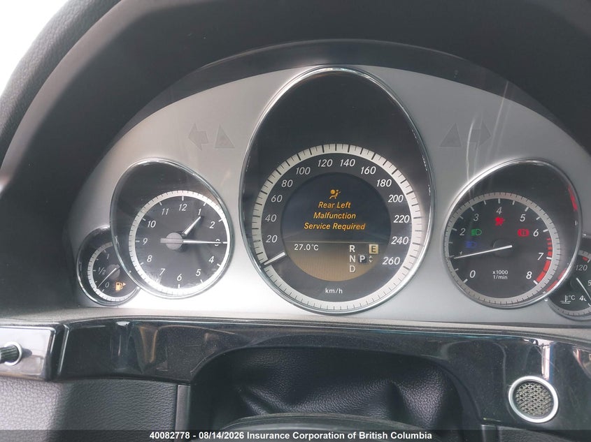 2012 MERCEDES-BENZ E-KLASSE SEDAN 3.5L V6 FI DOHC 24V NF4