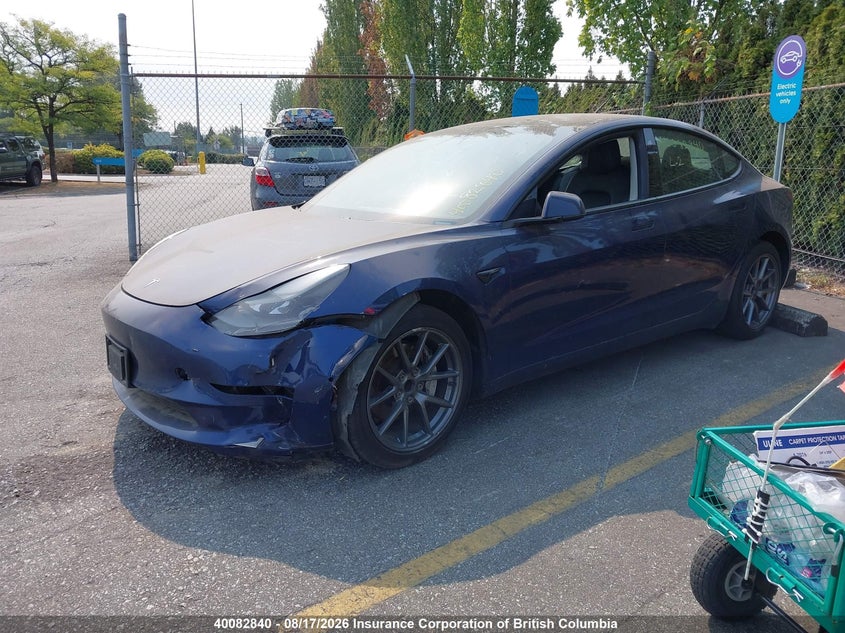Vin: 5yj3e1ea6mf922897, lot: 30100394, tesla model 3 20212