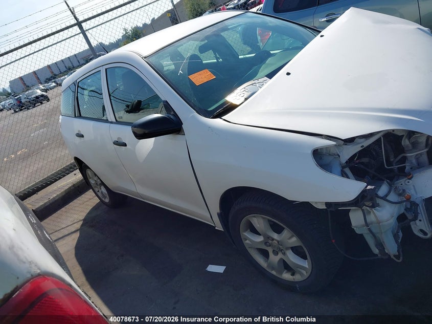 2007 TOYOTA MATRIX HATCHBACK 1.8L I-4 DOHC, VVT, 126HP