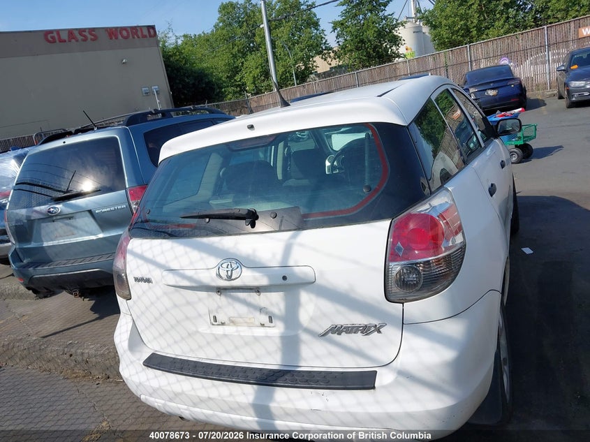 2007 TOYOTA MATRIX HATCHBACK 1.8L I-4 DOHC, VVT, 126HP
