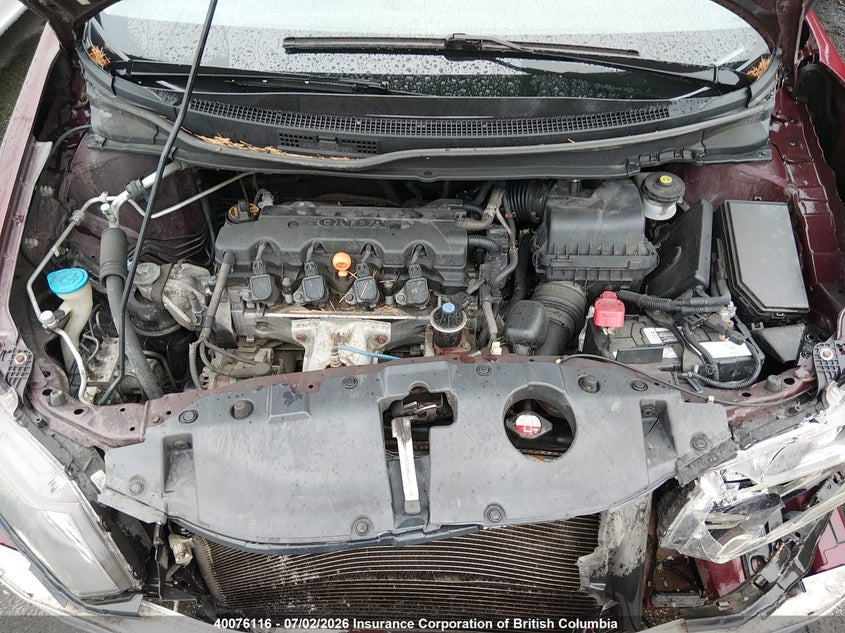 2013 HONDA CIVIC SEDAN 1.8L I-4 VVT, 140HP