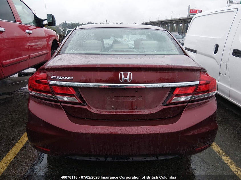 2013 HONDA CIVIC SEDAN 1.8L I-4 VVT, 140HP