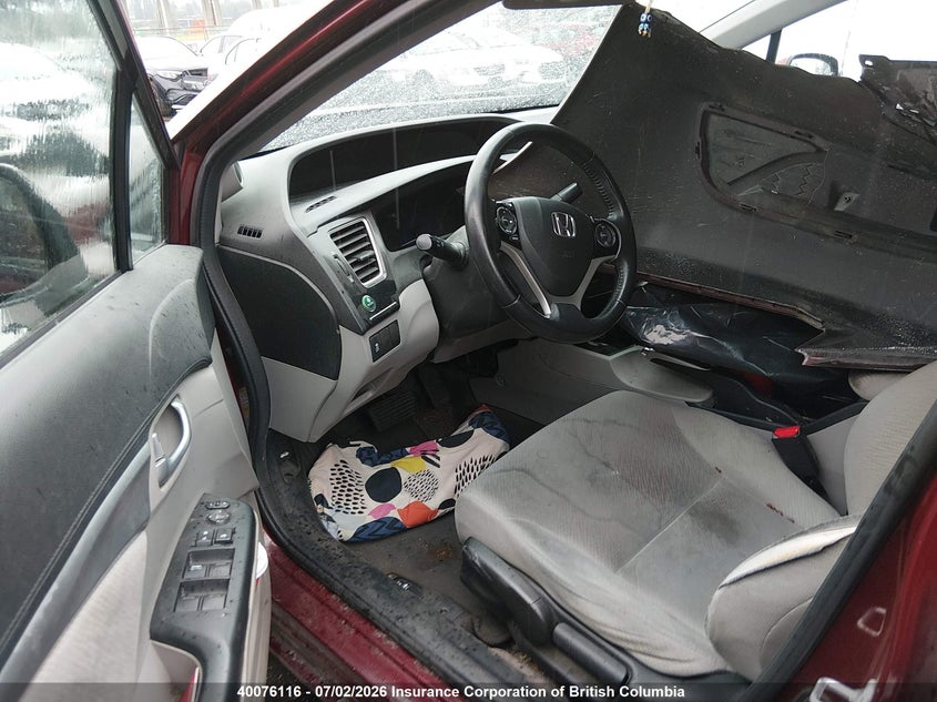 2013 HONDA CIVIC SEDAN 1.8L I-4 VVT, 140HP
