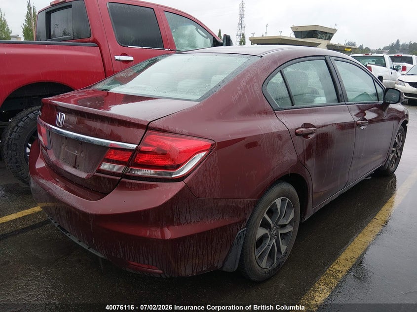 2013 HONDA CIVIC SEDAN 1.8L I-4 VVT, 140HP