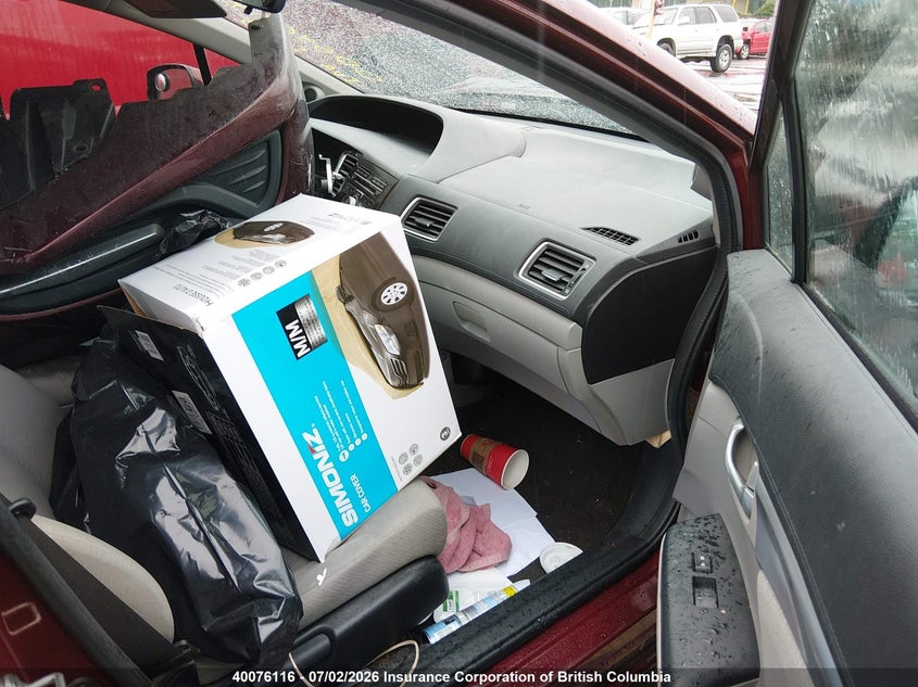2013 HONDA CIVIC SEDAN 1.8L I-4 VVT, 140HP