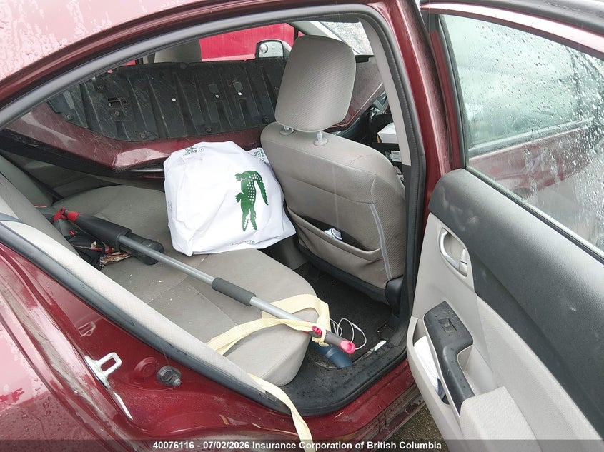 2013 HONDA CIVIC SEDAN 1.8L I-4 VVT, 140HP