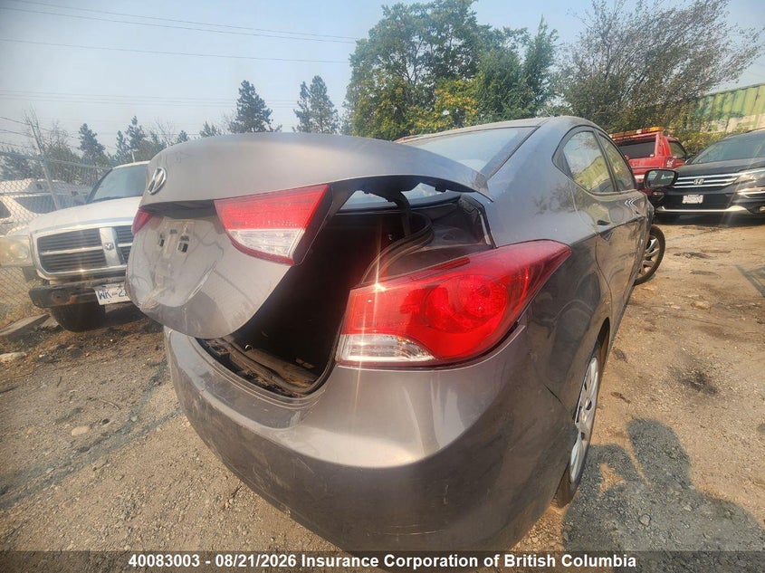 Vin: 5npdh4ae9bh052762, lot: 30100614, hyundai elantra gls/limited 20114