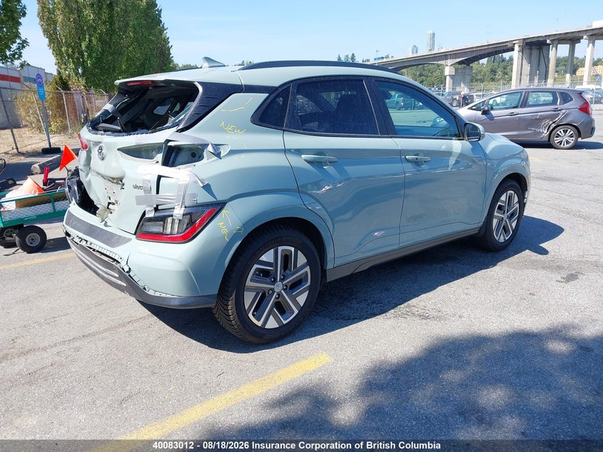 Vin: km8k33ag9pu191235, lot: 30100625, hyundai kona 20234